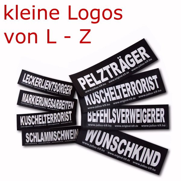 Restposten: Julius K9 Logo klein (L-Z)