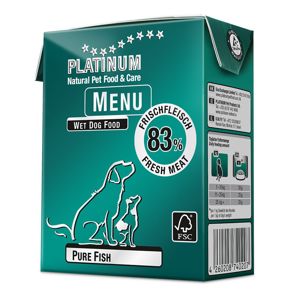 Platinum Menu Pure Fish 12 x 375 g