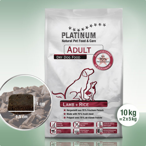 Platinum Adult Lamb & Rice 10 kg